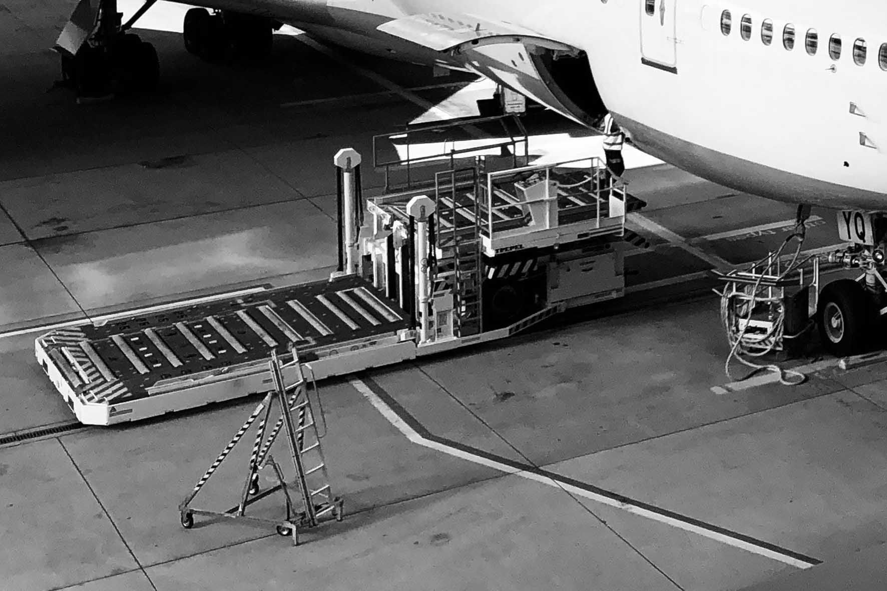 Baggage tractors and belt loaders